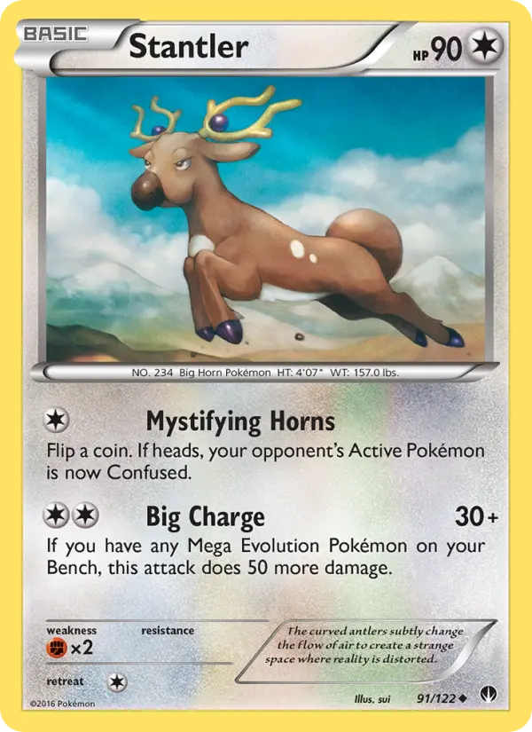 Stantler 91 BREAKpoint Pokesingles