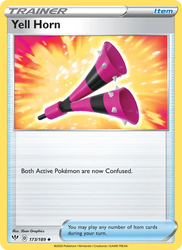 Yell Horn 173 Darkness Ablaze Pokesingles