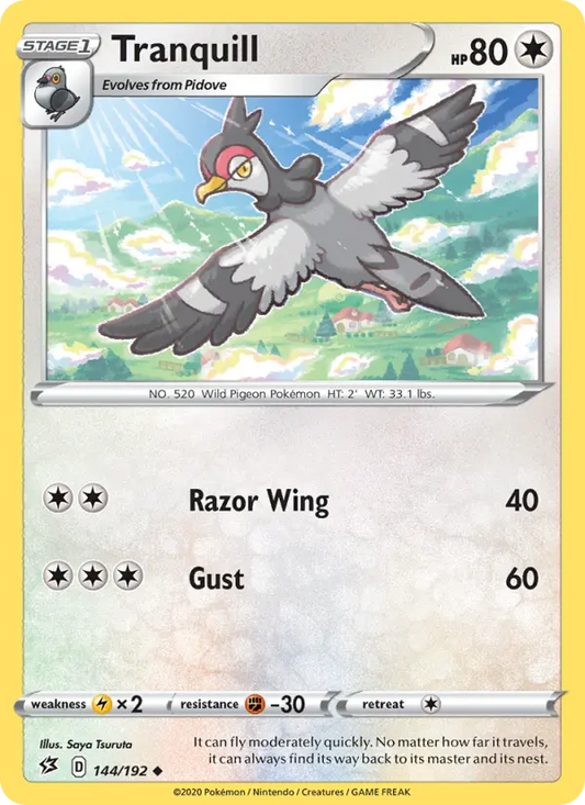 Tranquill 144 Rebel Clash Pokesingles