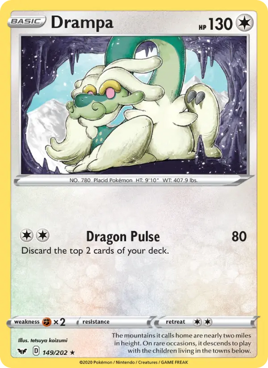 Drampa 149 Sword & Shield Pokesingles