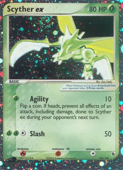 Scyther ex 102 Ruby & Sapphire Pokesingles