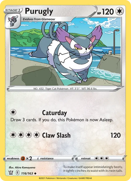 Purugly 116 Battle Styles Pokesingles