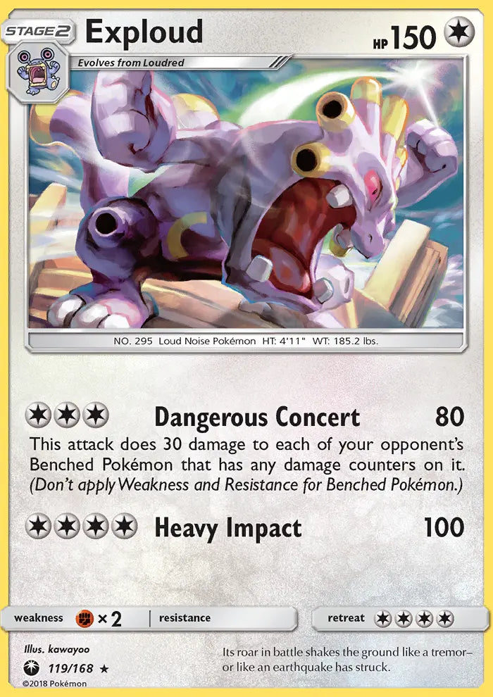 Exploud 119 Celestial Storm Pokesingles