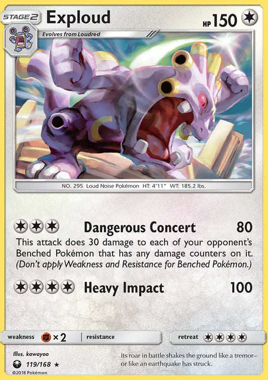 Exploud 119 Celestial Storm Pokesingles