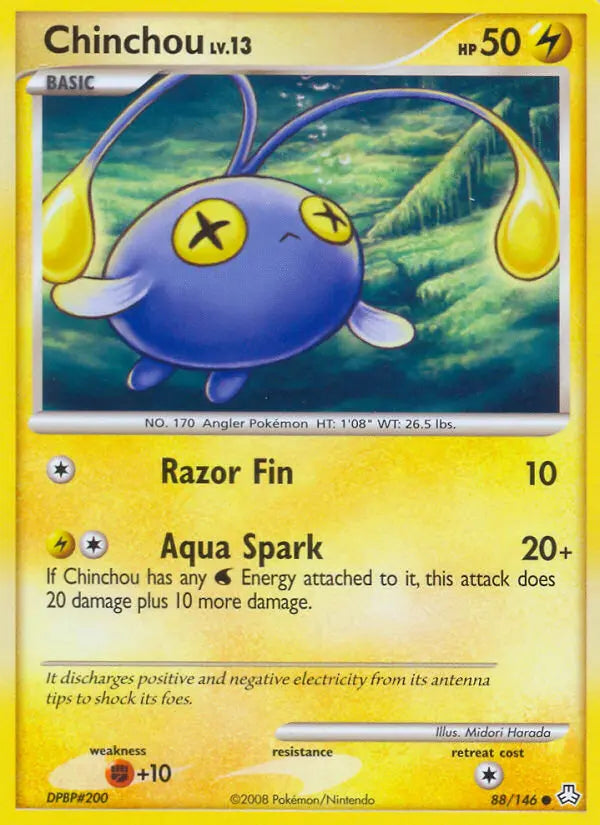Chinchou 88 Legends Awakened Pokesingles