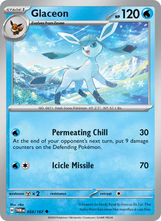Glaceon 54 Twilight Masquerade Pokesingles