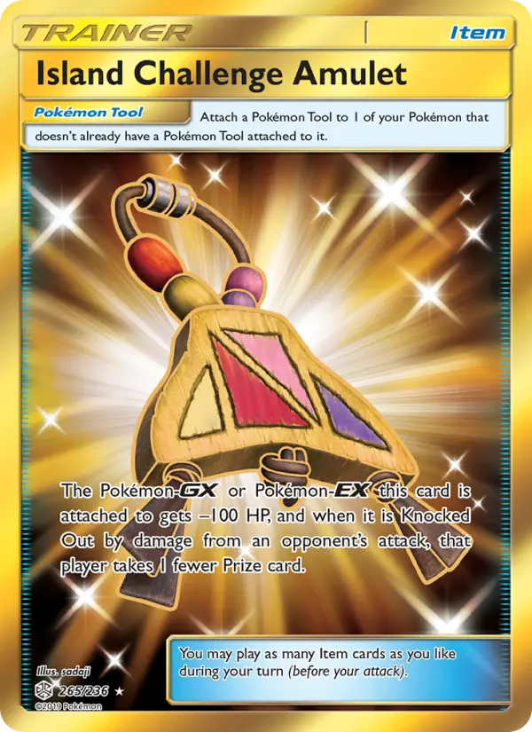 Island Challenge Amulet 265 Cosmic Eclipse Pokesingles