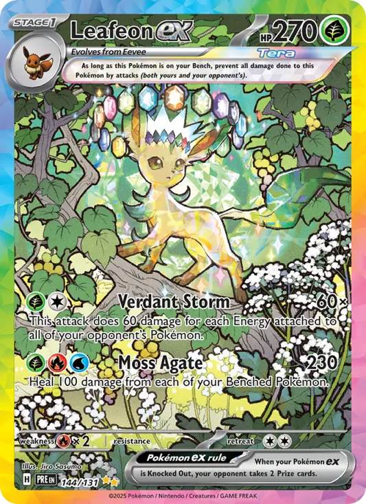 Leafeon ex 144 Prismatic Evolutions Pokesingles
