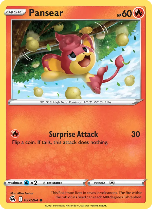 Pansear 37 Fusion Strike Pokesingles