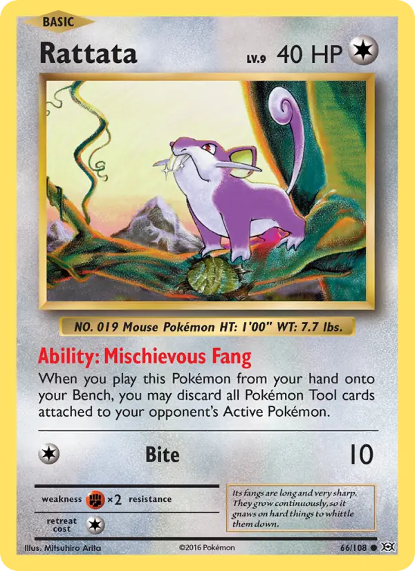 Rattata 66 Evolutions Pokesingles