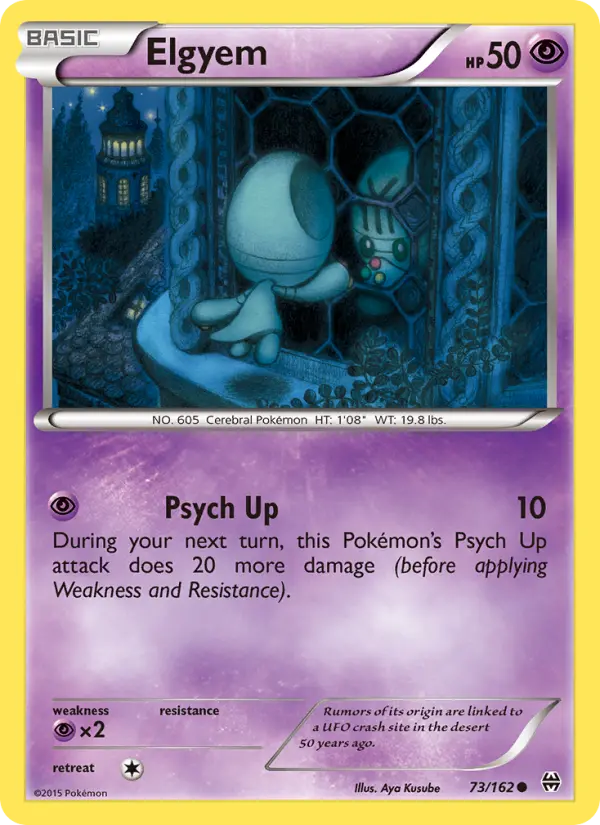Elgyem 73 BREAKthrough Pokesingles