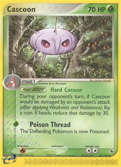 Cascoon 26 Ruby & Sapphire Pokesingles