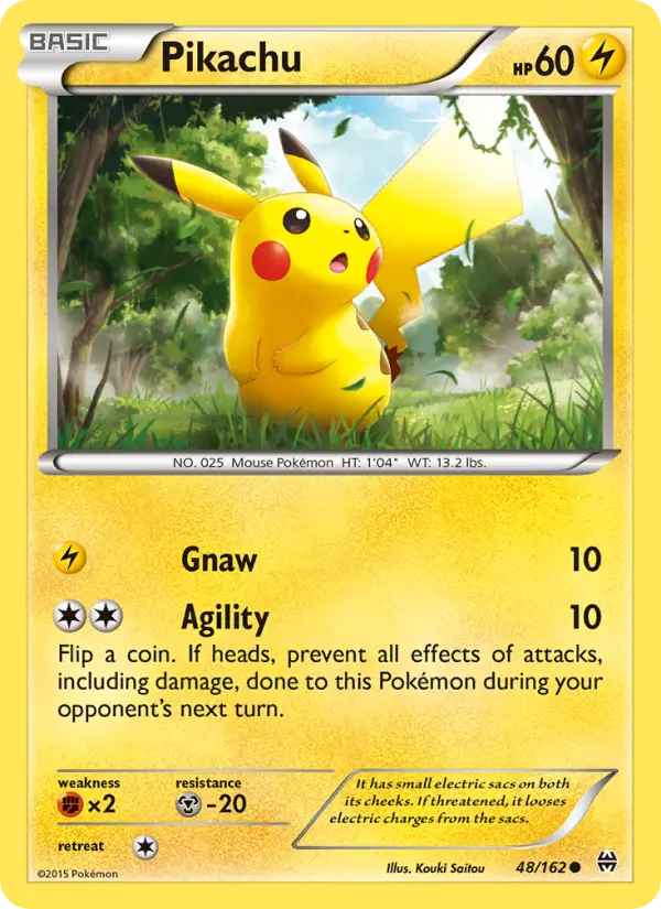 Pikachu 48 BREAKthrough Pokesingles