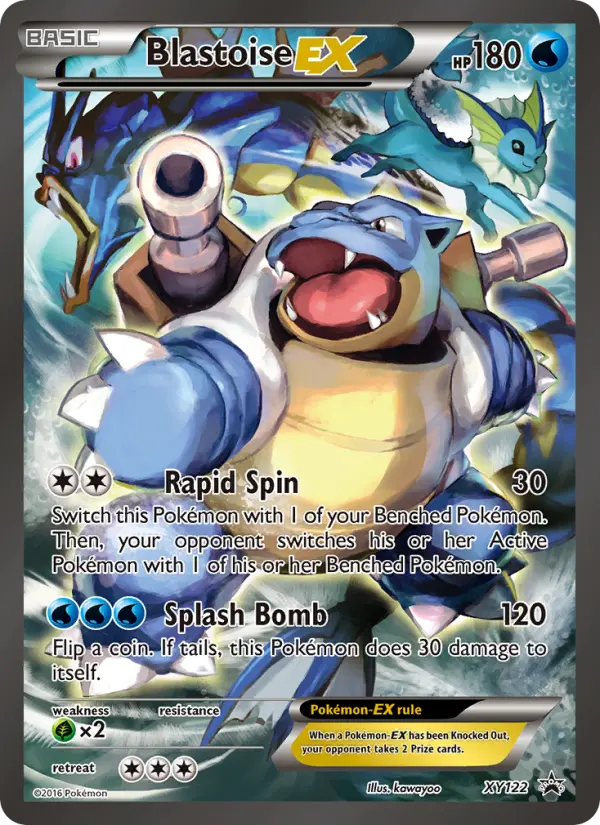 Blastoise EX XY122 XY Black Star Promos Pokesingles