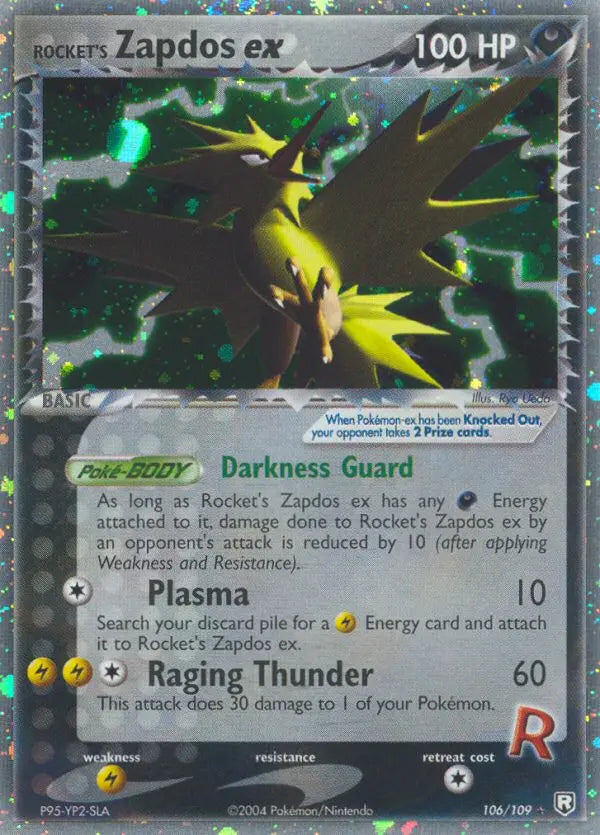 Rocket's Zapdos ex 106 Team Rocket Returns Pokesingles