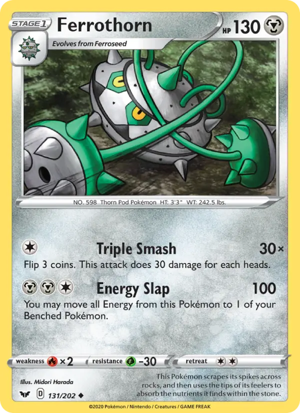 Ferrothorn 131 Sword & Shield Pokesingles