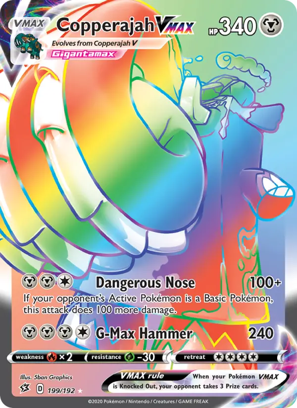 Copperajah VMAX 199 Rebel Clash Pokesingles