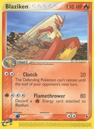 Blaziken 15 Ruby & Sapphire Pokesingles