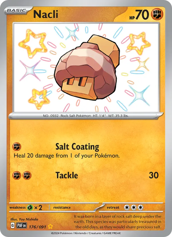Nacli 176 Paldean Fates Pokesingles