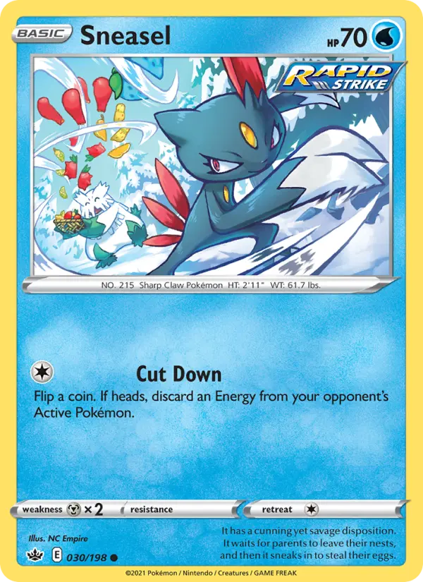 Sneasel 30 Chilling Reign Pokesingles