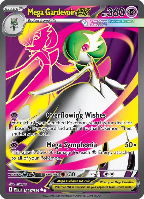 Mega Gardevoir ex 159 Mega Evolution Pokesingles