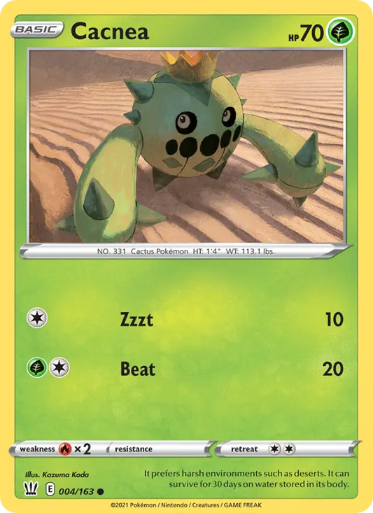 Cacnea 4 Battle Styles Pokesingles