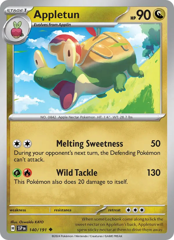 Appletun 140 Surging Sparks Pokesingles