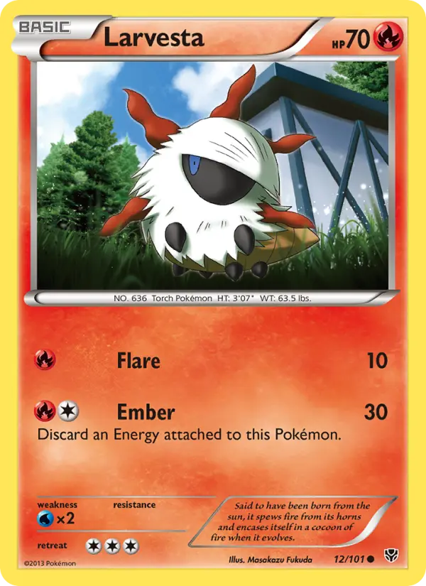 Larvesta 12 Plasma Blast Pokesingles
