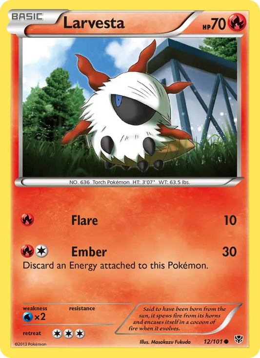 Larvesta 12 Plasma Blast Pokesingles