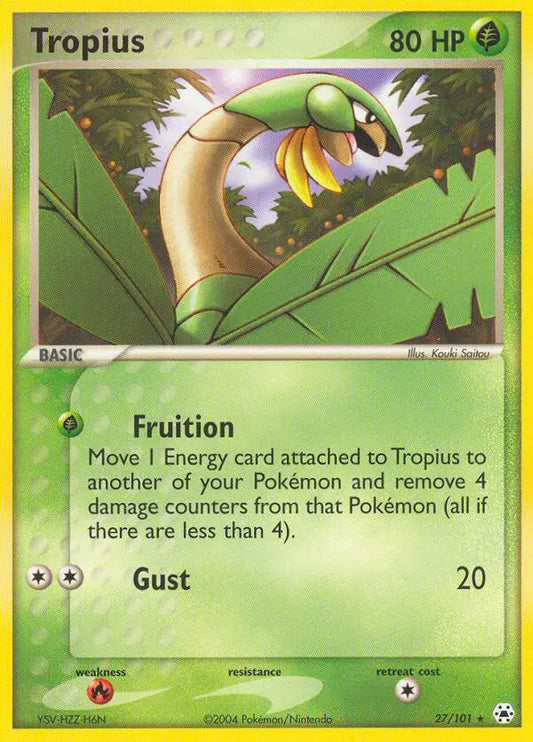 Tropius 27 Hidden Legends Pokesingles