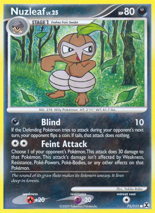 Nuzleaf 75 Rising Rivals Pokesingles