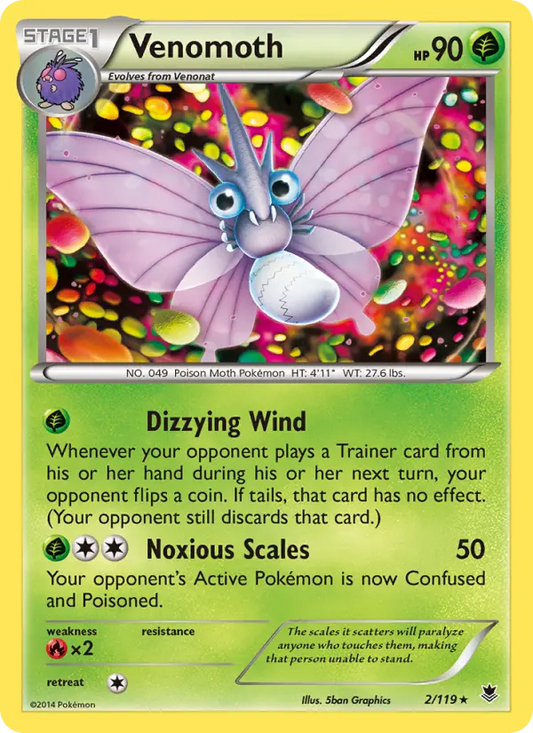 Venomoth 2 Phantom Forces Pokesingles
