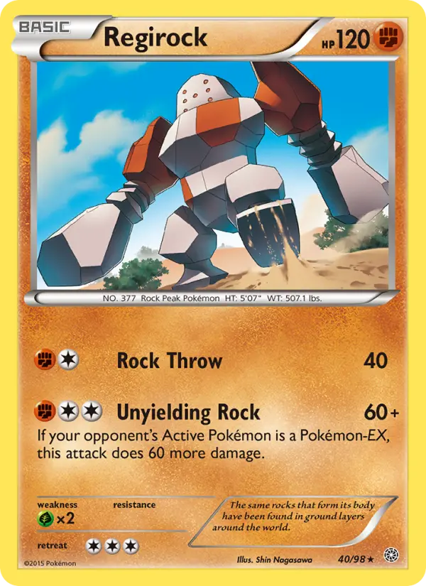 Regirock 40 Ancient Origins Pokesingles