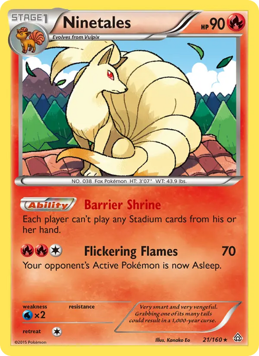 Ninetales 21 Primal Clash Pokesingles