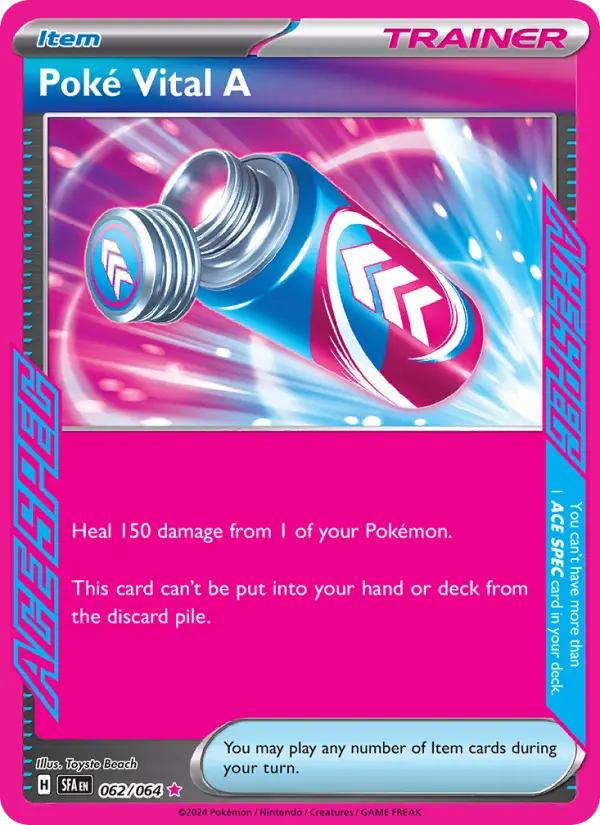 Poké Vital A 62 Shrouded Fable Pokesingles