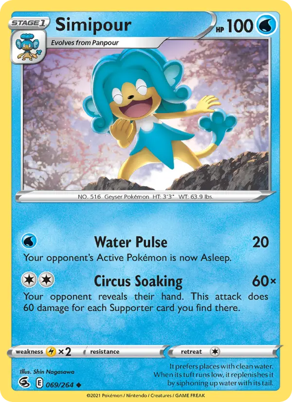 Simipour 69 Fusion Strike Pokesingles