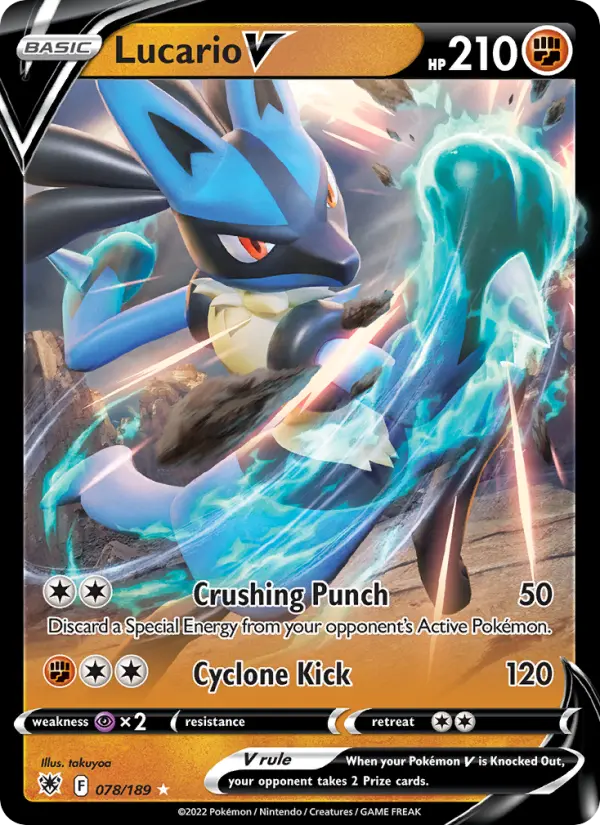 Lucario V 78 Astral Radiance Pokesingles