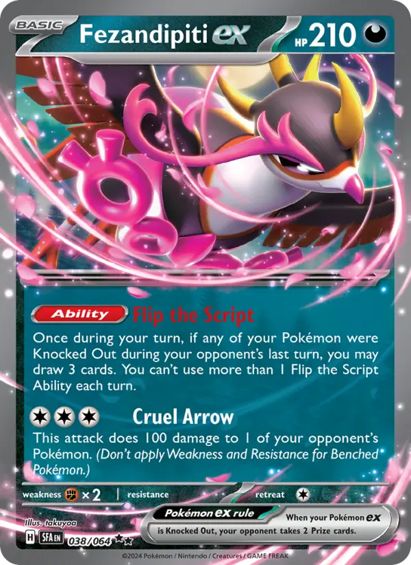 Fezandipiti ex 38 Shrouded Fable Pokesingles