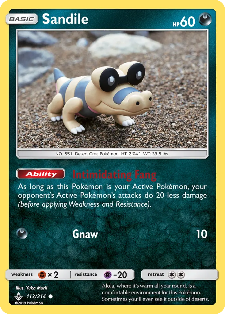 Sandile 113 Unbroken Bonds Pokesingles
