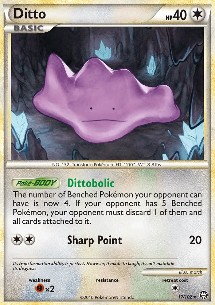 Ditto 17 Triumphant Pokesingles
