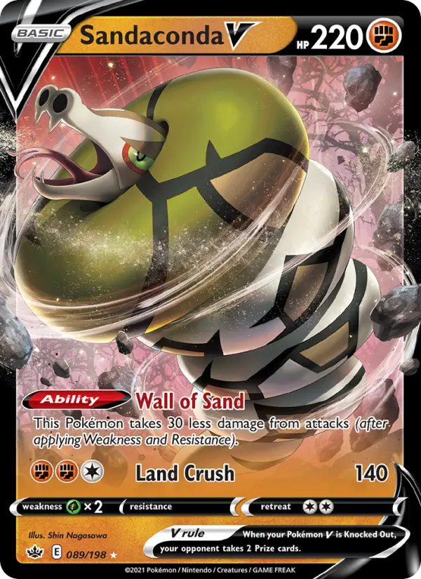 Sandaconda V 89 Chilling Reign Pokesingles