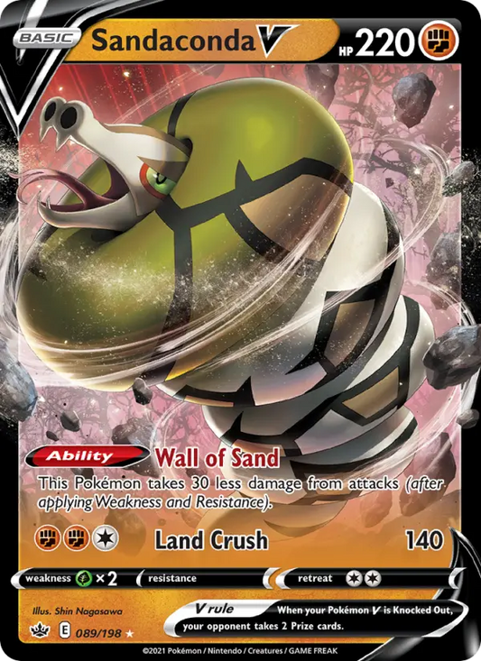 Sandaconda V 89 Chilling Reign Pokesingles