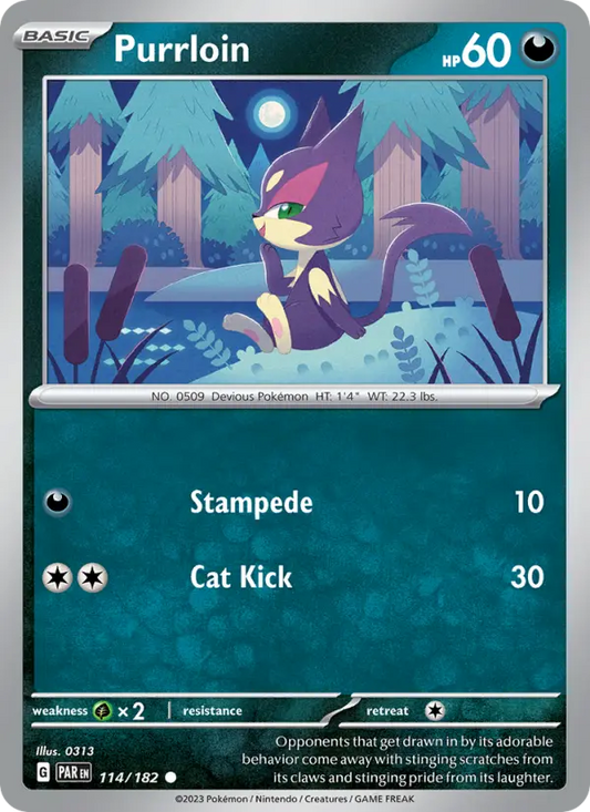 Purrloin 114 Paradox Rift Pokesingles