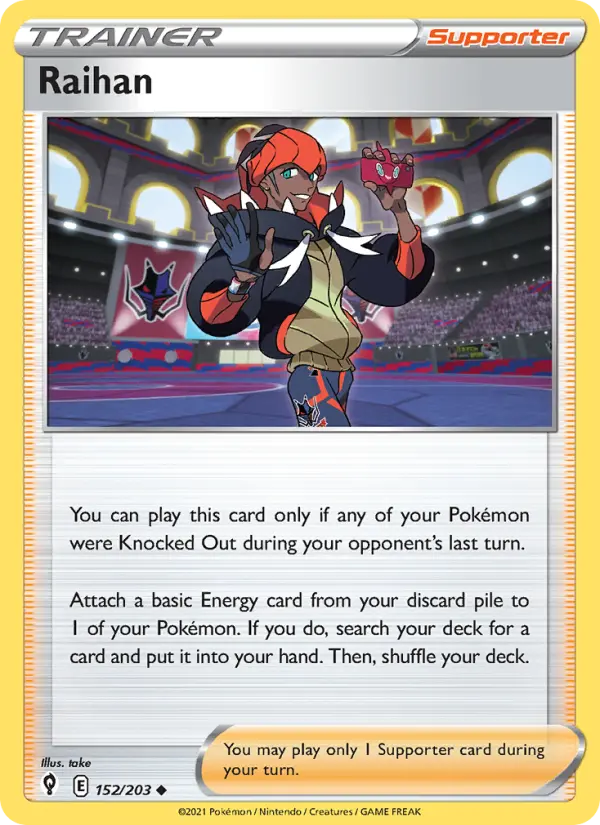 Raihan 152 Evolving Skies Pokesingles