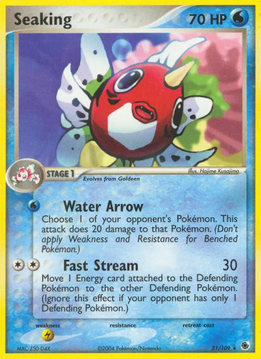 Seaking 21 Ruby & Sapphire Pokesingles