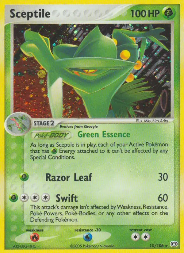 Sceptile 10 Emerald Pokesingles