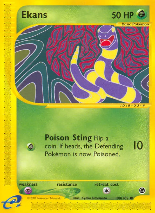Ekans 108 Expedition Base Set Pokesingles