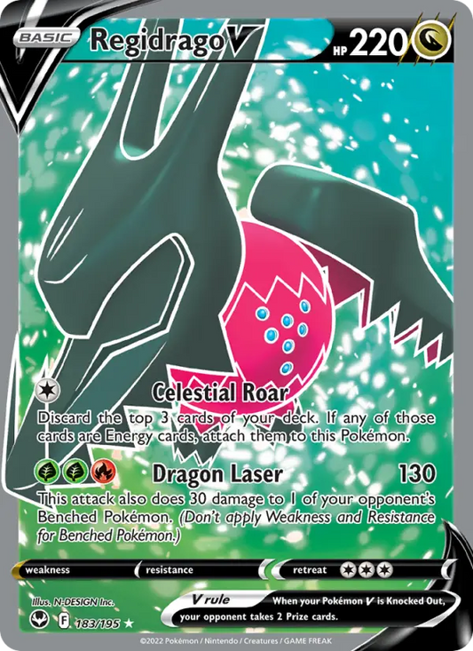 Regidrago V 183 Silver Tempest Pokesingles