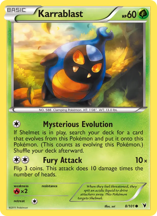 Karrablast 8 Noble Victories Pokesingles