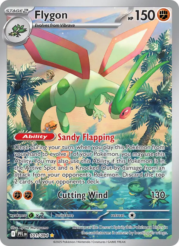 Flygon 101 Phantasmal Flames Pokesingles